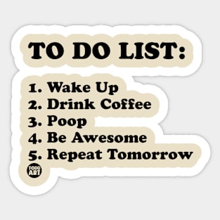 to do list Sticker